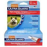 Hartz Ultra Guard Pipeta Antipulgas y Garrapatas para Perros 6 - 14 Kg